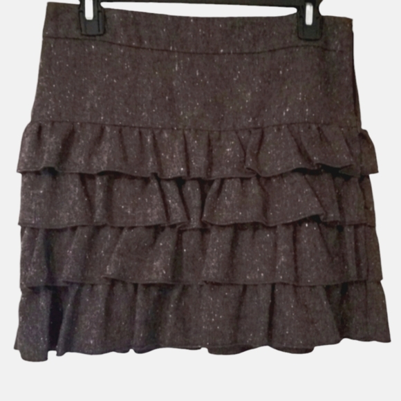 Loft Ruffle Tier Tweed Mini skirt - Picture 6 of 6